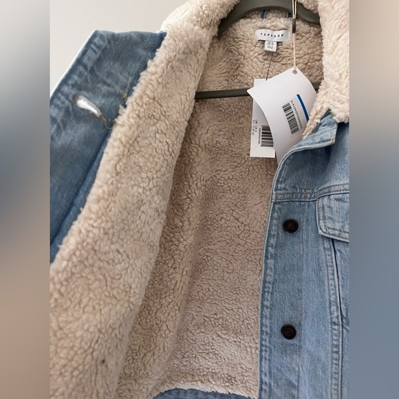 Topshop Oversized Denim Jacket - Picture 7 of 7